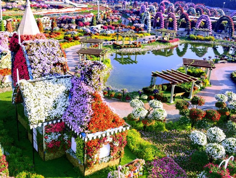 The world's largest flower garden