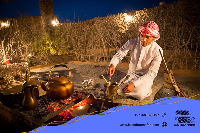 Arabic Coffee in Desert Safari Dubai